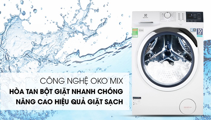 7 công nghệ hiện đại có trên máy giặt Electrolux