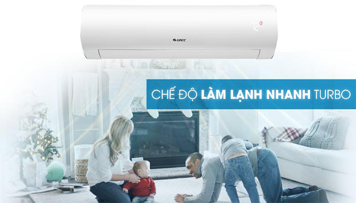Điều hòa Gree GWC09KB-K6N0C4 có được khả năng làm lạnh nhanh chóng