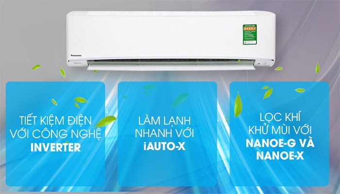 Công nghệ Panasonic inverter giúp duy trì nhiệt độ ở mức thấp
