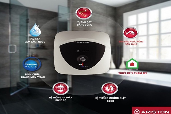 Bình nóng lạnh Ariston Andris giúp giữ nhiệt tốt
