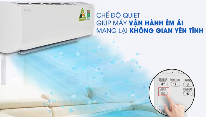 Quan tâm đến hiệu quả lọc không khí của điều hòa Daikin