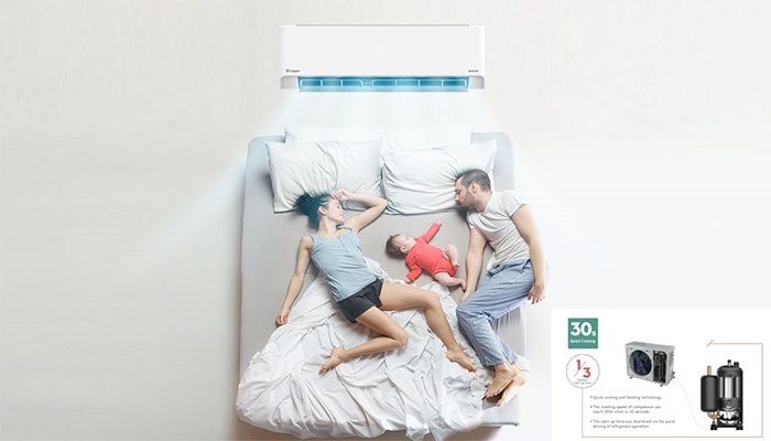 Ưu điểm về công nghệ trên chiếc điều hòa Casper inverter GC-18IS33