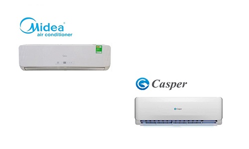 Hai hãng điều hòa Midea và Casper này không quá khác biệt nhau mấy