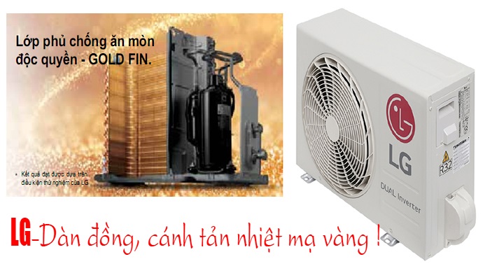 Máy điều hòa LG giúp hong khô dàn tản nhiệt và khử mùi