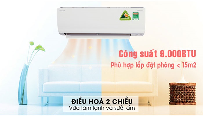 Vì sao bạn lại nên chọn mua chiếc điều hòa Daikin 2 chiều?