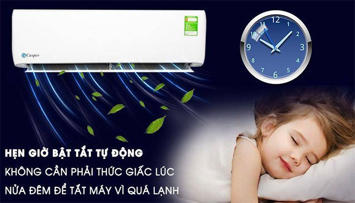 Máy lạnh Casper Thái Lan có chế độ SLEEP Mode không?