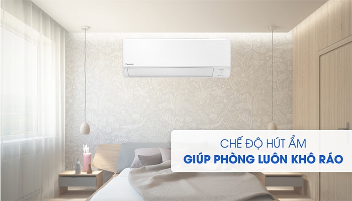 Chức năng hút ẩm cực hiệu quả trên điều hòa Panasonic