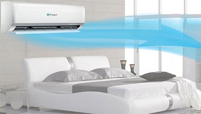 Điều hòa Casper vận hành cực kì êm ái với độ ồn thấp chỉ từ 18dB