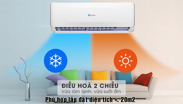 Điều hòa Casper 2 chiều có thể giúp bạn giảm tới 75% điện năng