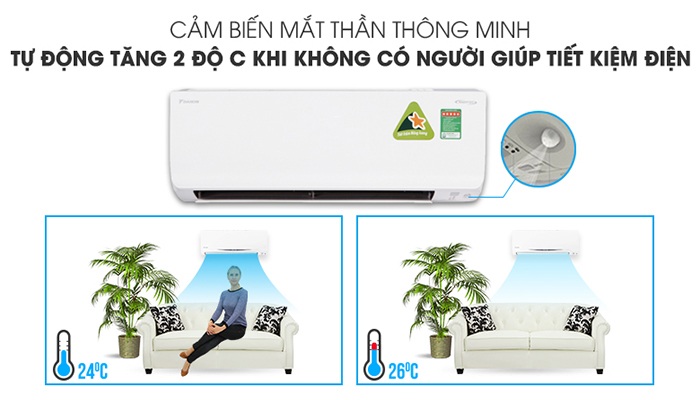 Chọn điều hòa Daikin FTF25UV1V với nhiều ưu điểm cho phòng 15m2
