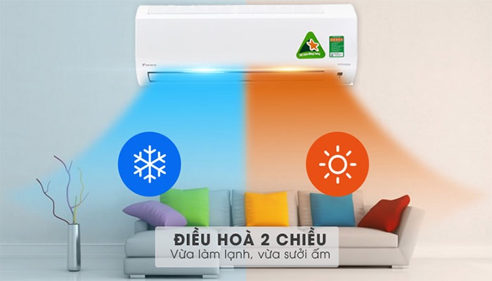 Điều hòa Daikin 2 chiều hợp với khí hậu miền Bắc