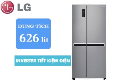 Tủ lạnh ngăn đá dưới LG inverter 454 lít GR-B405PS - Hàng chính hãng | Công  ty Cổ phần Xuất nhập khẩu và Thương mại Lê Gia