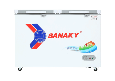 Tủ đông Sanaky mặt kính cường lực màu xanh 208 lít VH-2599A2KD