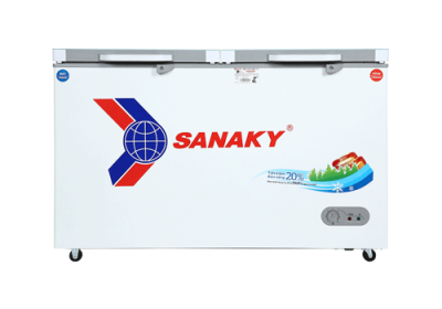 Tủ đông Sanaky mặt kính cường lực màu xanh 195 lít VH-2599W2KD