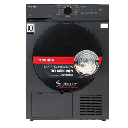 Máy sấy bơm nhiệt Toshiba 8 kg TD-T21B90HWV(MG)